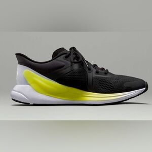 NWOB Lululemon Blissfeel Womens Running Shoe Black / Electric Lemon / White